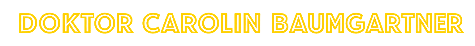 Schriftzug Doktor Caroline Baumgartner Logo Dr Lisa Reuter